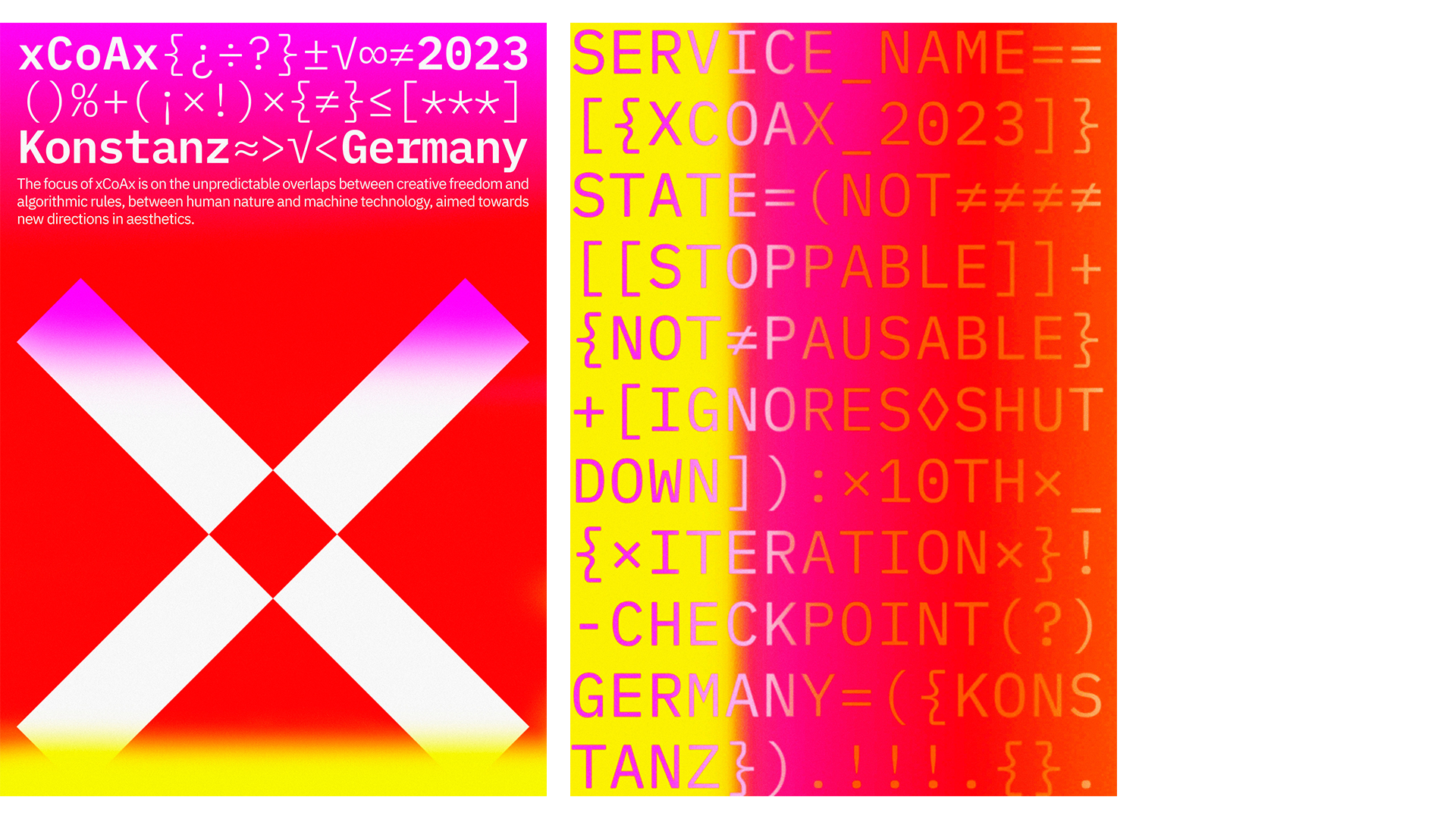 xCoAx 2023 posters.