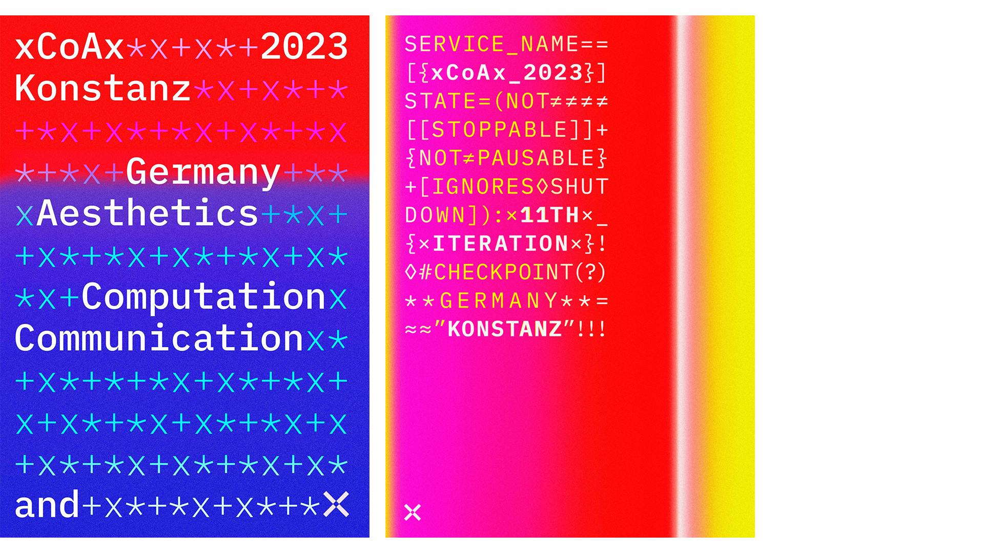 xCoAx 2023 posters.